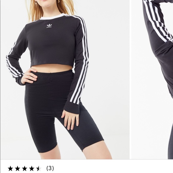 adidas Tops - SOLD Adidas 3-Stripes Crop Top